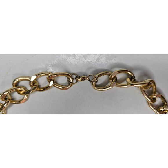 Macrame Cord and Beaded Lariat Statement Necklace 20" with a 7" Drop - Picture 6 of 7